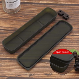 OriGlam Estuche portátil para utensilios de viaje, utensilios para el hogar, juego de cubiertos reutilizables, utensilios de viaje, camping, cubiertos, vajilla organizadora