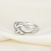 YL Celtic Knot Rings 925 Sterling Silver Twisted Knot Ring