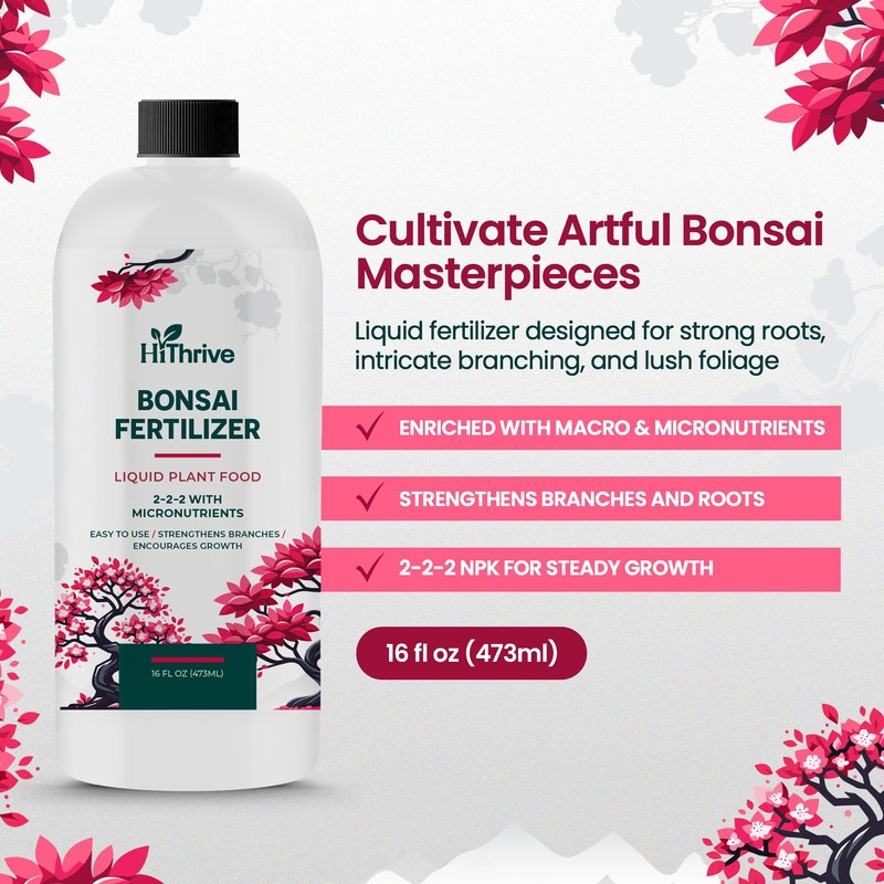 16oz Bonsai Fertilizer Liquid - Makes 96 Gallons of Bonsai