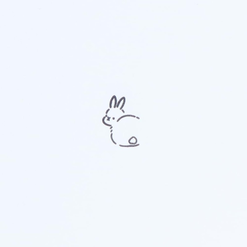 Sun-Star Stationery Oil-Based Stamp, Rabbit S3222918