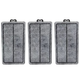 AQUA-ATL Turtle Filter 105 GPH Adjustable Submersible (Up to 40 Gal) Waterfall Turtle Fish Tank Filter (Filter Cartridge (3 Pcs))