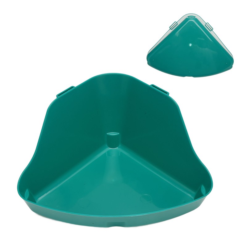 Small Animal Litter Box Fanshaped Rabbit Corner Toilet Box Potty