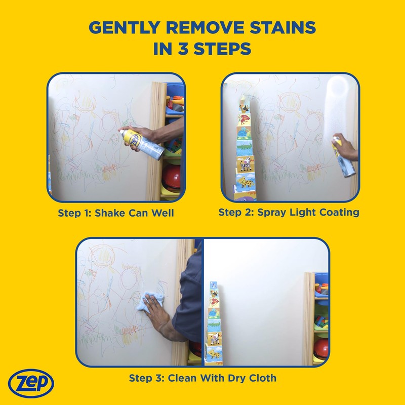 Zep ZUFWC18 Foaming Wall Cleaner, 18 oz, Clear