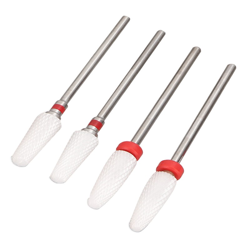 10pcs Nail Art Drill Bits Set Remove Nail Glue Stainless