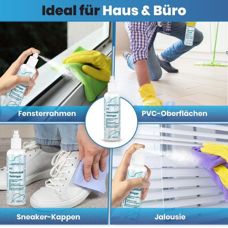P1 - Kunststoff Reiniger 100ml - Profi Kunststoffreiniger mit schneller