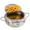 BEIYUANYA Deep Fryer Pot, Japanese Frying Pot with Thermometer and