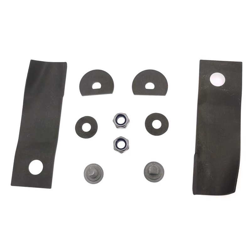 Cancanle Flail Blade Kit Lawn Mower Blade with Hardware for