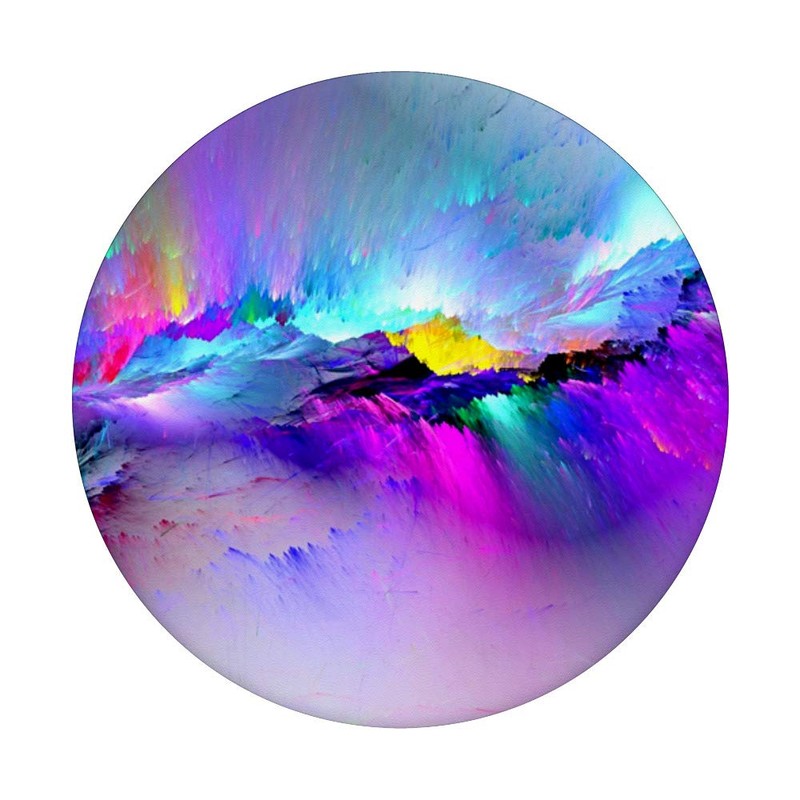 Color Burst Gloss - Rainbow exploding powder graphic