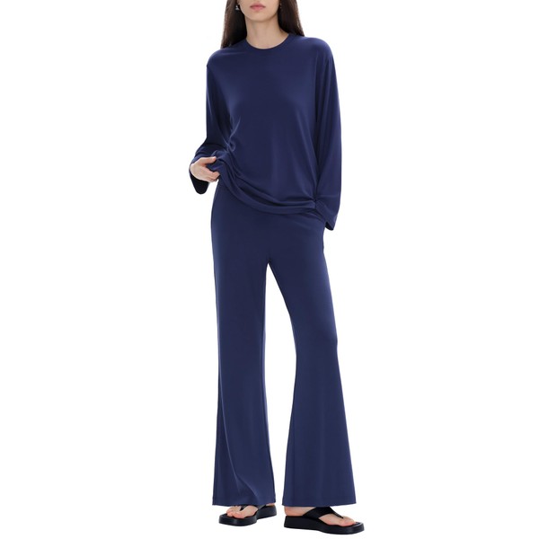 C202 Womens Loungewear Set 2 Piece Pajamas Matching Sets Long