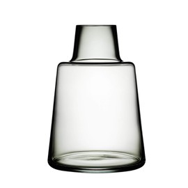 Holmegaard Flora Short Neck Vase - Smoke - H12cm