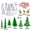 BETESSIN 11pcs Christmas Cutting Dies Christmas Tree Reindeer Cutting Dies