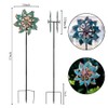 VEWOGARDEN Double Blade Wind Spinners Outdoor Small Garden Decorations, Rustproof