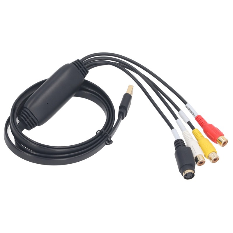 Video Capture Card USB to RCA S Video Converter Adapter