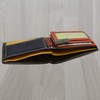 flevado Men's Wallet Multi Colours Genuine Leather Wallet Landscape Format,