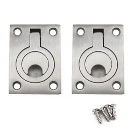 Zerniple 304 Stainless Steel Flush Ring Pull Handle Hidden Handle Boat Hardware