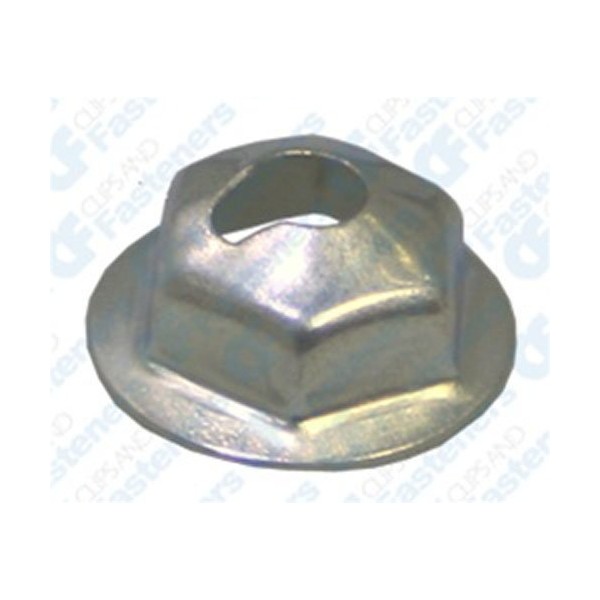 100#6-32 Washer Lock PAL Nut 7/16" O.D. 5/16" Hex Zinc