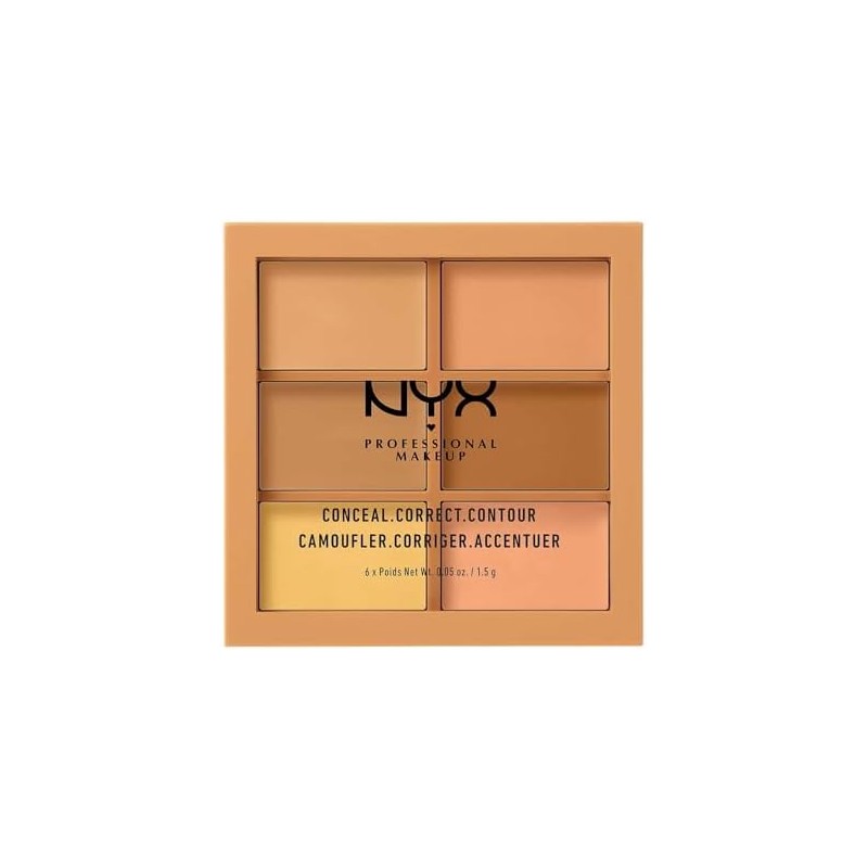 Nyx Professional Makeup, Paleta de correctores, Tono Medium