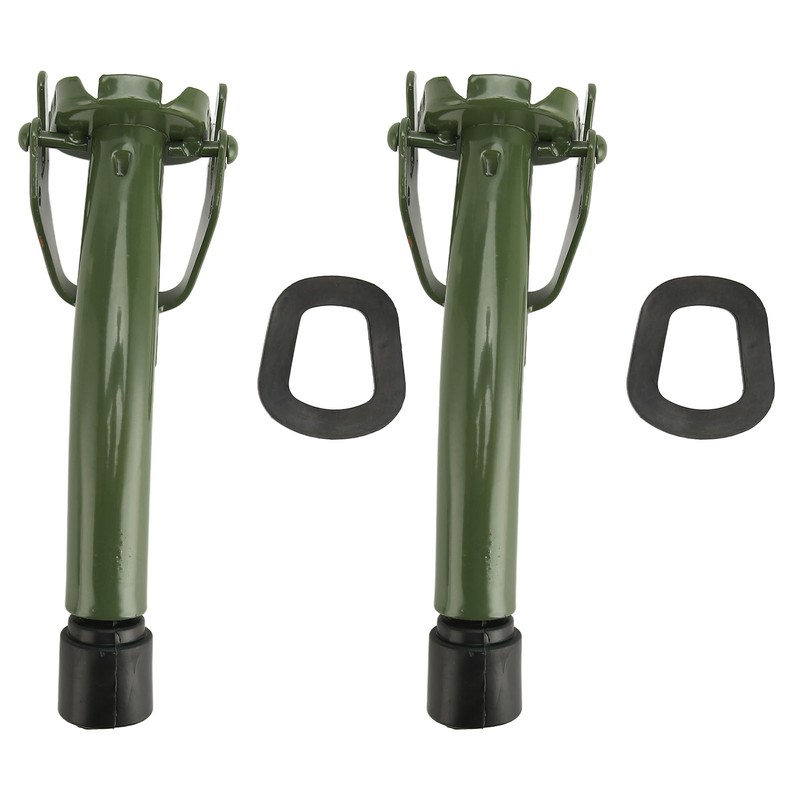 2 Pcs Gas Can Spout Replacement Universal Flexible Long Metal