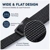 4Pack 100cm Black Bungee Cords with Hooks