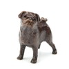 Butler & Peach Detailed Small Solid Bronze Pug