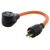 AC WORKS 6-50 Welder Adapter (L6-20 20A 250V 3-Prong Locking
