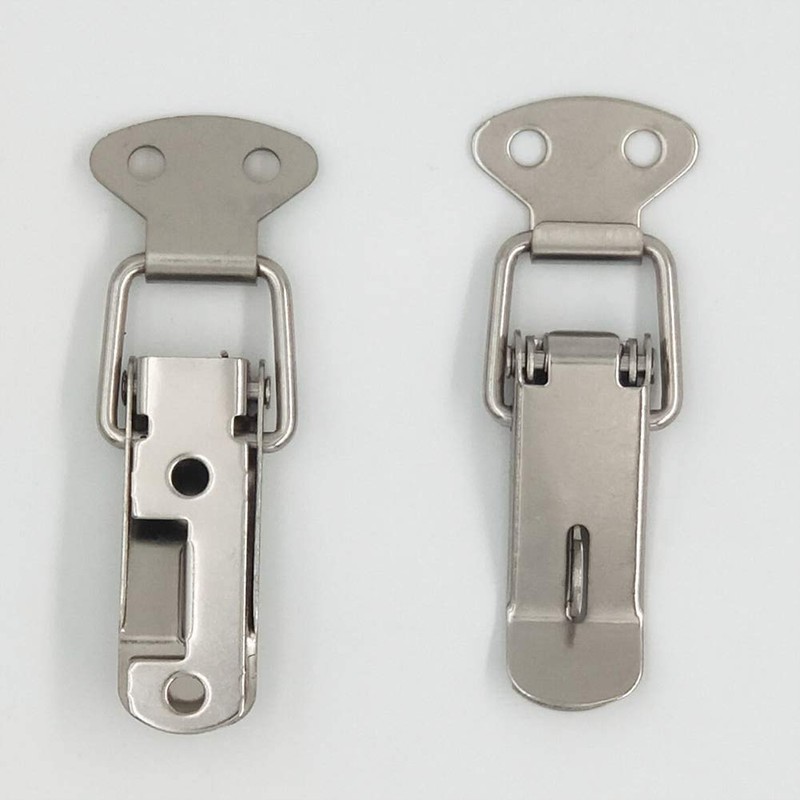 Snap Lock Spring Clasp, Folding Clasp, Pack of 12 Hasp