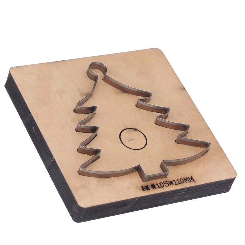 Leather Cutting Die Christmas Tree Shape Punch Cutter Craft Mould