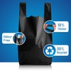 PWgoods Adult Nappy Disposal Bags Black | 100 Pack |