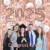 JOJO FLY Rose Gold Graduation Decorations 2025, Rose Gold 2025