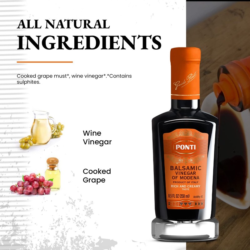1787 PONTI Rich & Creamy Balsamic Vinegar of Modena -