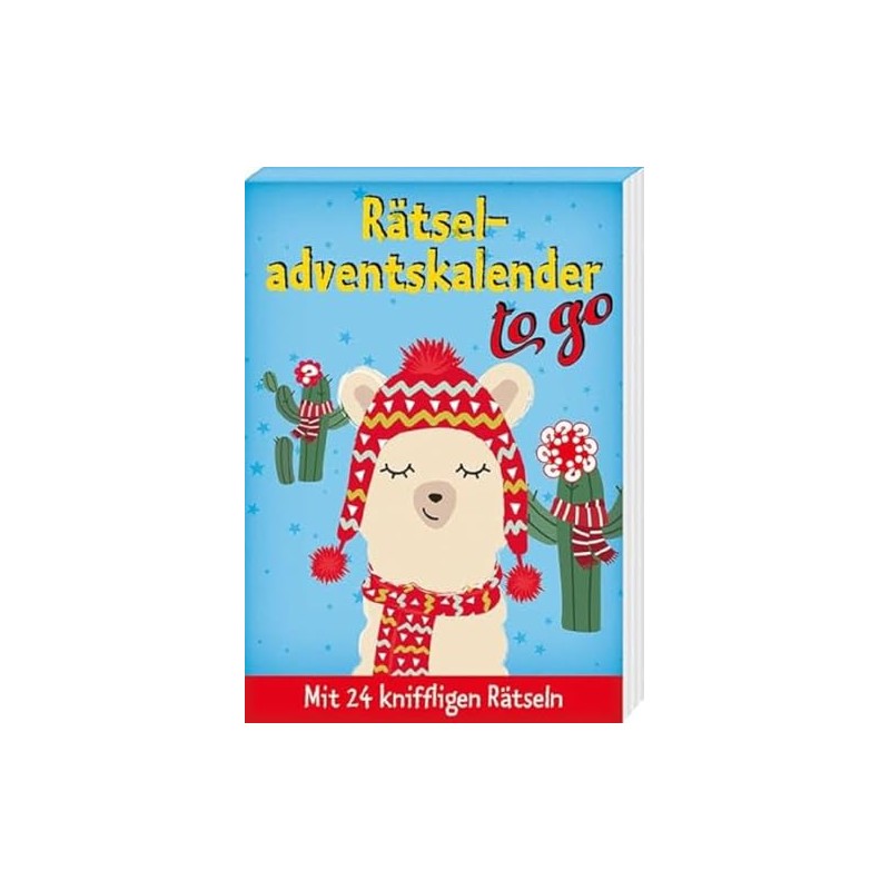 Rätseladventskalender to go 4: Mit 24 kniffligen Rätseln (Adventskalender für