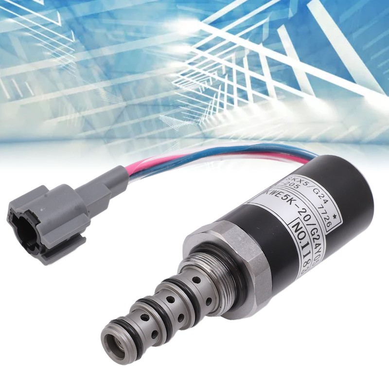 Rotary Solenoid Valve Alloy Steel Corrosion Resistance 669‑43000201 for KATO