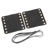 Motorcycle Hand Grip Cover Fiber Simulated Leather Anti Slip Retro