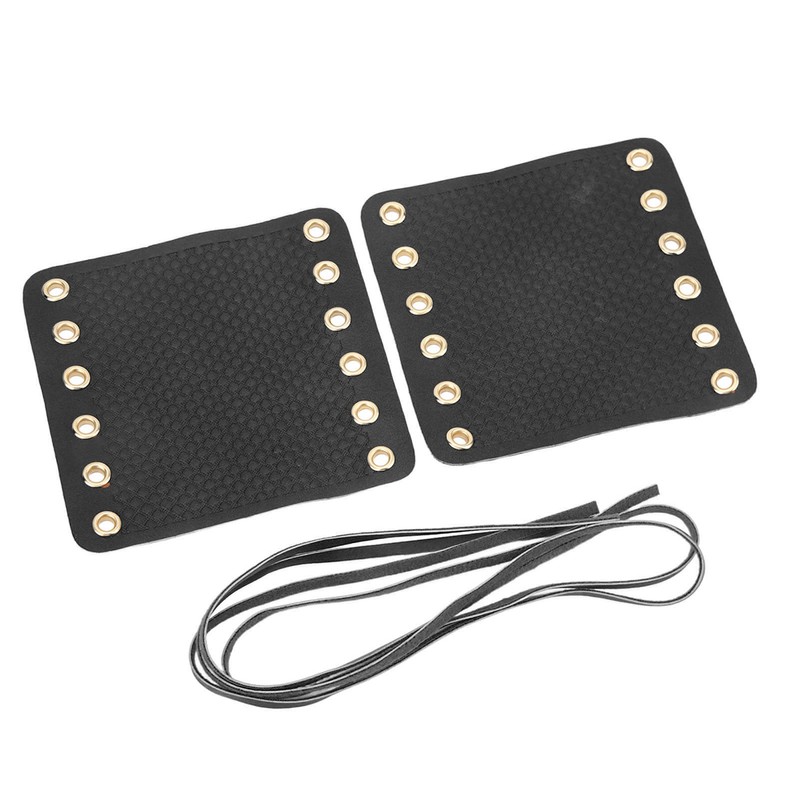 Motorcycle Hand Grip Cover Fiber Simulated Leather Anti Slip Retro