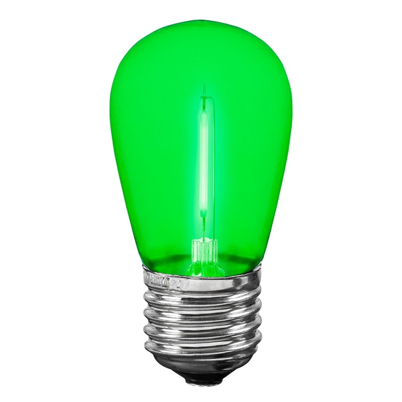 Novelty Lights Outdoor String Light Replacement Bulbs, 5 Pack S14