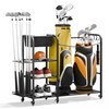 niffgaff Golf Bag Organizer Golfing Storage Stand for Garage Golf