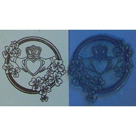 Amazing Arts Celtic Claddagh rubber stamp by Amazing Arts love loyalty & friendship symbol