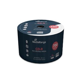 MEDIARANGE MR207 CD-R Blank Discs (52x Speed, 700 MB, Spindle of 50)