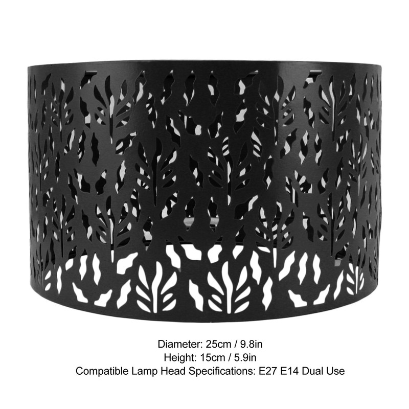 Metal Lamp Shades Hollow Carved Lampshade Modern Style Hollow Lampshade