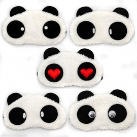 Panda eye patch 002 eye patch blindfold character eye patch eye mask Eye patch 2BL0501 random 100ea