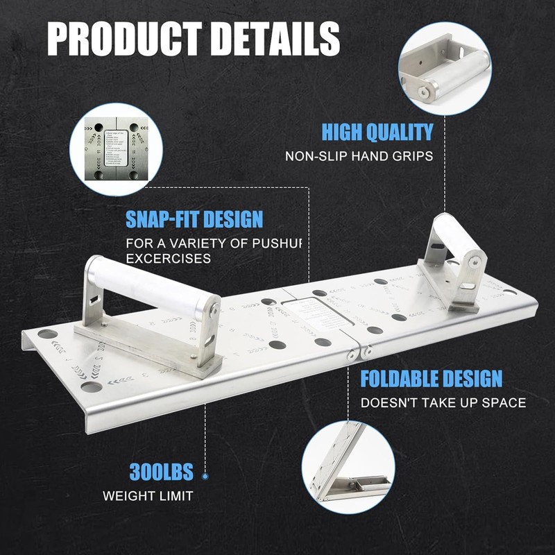 Push Up Board Full Metal Multi Functional Heavy Duty pushup