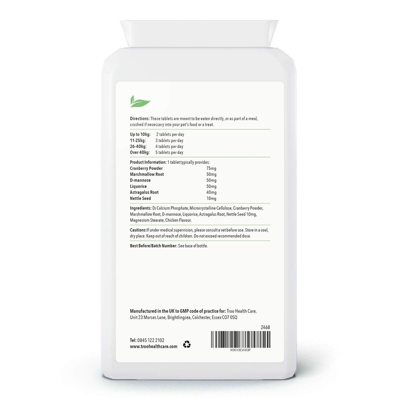 Tranquil-Flow 120 Tablets - Urinary and Kidney Support for Pets