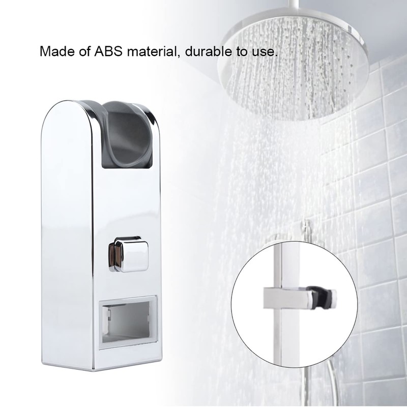 ABS Chromeplated Shower Slider Bar Rail Holder Stand, Suitable for