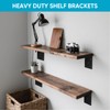 Heavy Duty Steel Corner Brackets 4pcs,6"x6"x5" L Right Reinforced Angle
