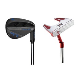 MAZEL Golf M2-2 Forged Wedge & GS3 Putter Club,Bundle of 2