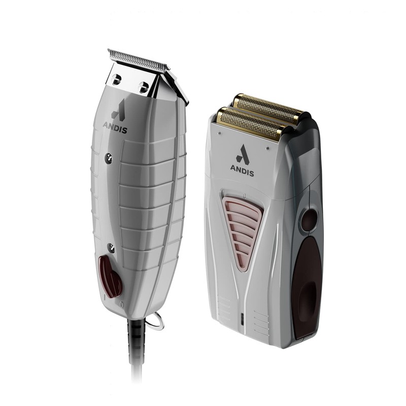 Andis 17270 Finishing Combo T-Outliner Trimmer & Pro Foil Lithium