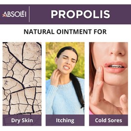 Propolis Ointment, Natural Ointment for Skin Irritations, Dry and Cracked Skin with 30% Propolis, 40 ml