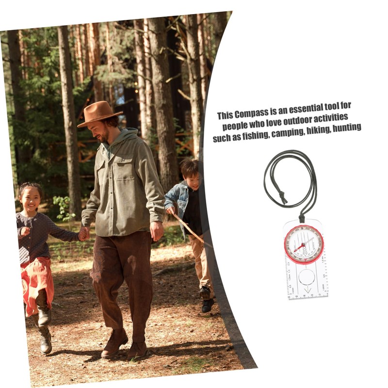 Mipcase 1 Set Multi Function Compass Portable Hiking Navigation Tool