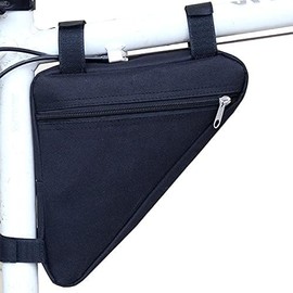 BUBUCAM Bicycle Triangle Bag, Frame Bag Triangle Bag, Bicycle Cycling Storage Triangle Top Tube Front Pouch Saddle Bag for Road and Mountain Bikes