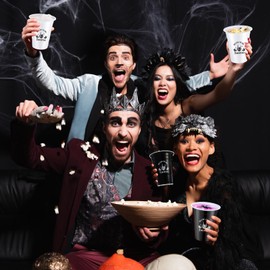 Jingmore 60 Pack Disposable Death to My Twenties Plastic Cups 16 oz Death to My 20s Cups 30th Birthday Decorations for Funeral for My Youth Party Men Women Birthday Party